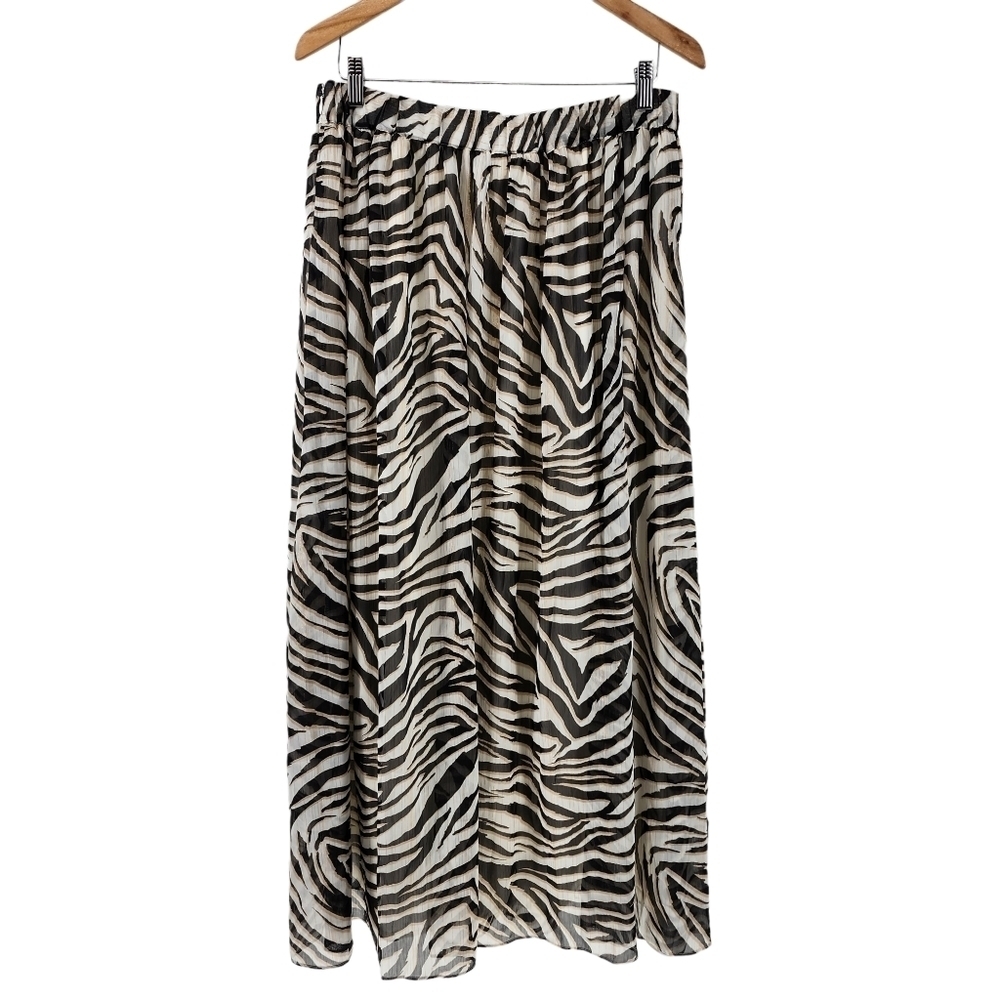 Express Women's Rachel Zoe Zeta Printed Maxi Skirt - L - Picture 6 of 8